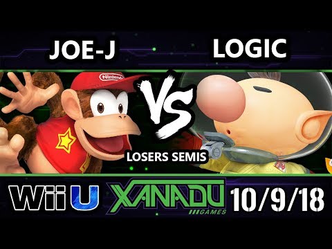 S@X 271 Smash 4 - Joe-J (Diddy Kong) Vs. VGBC | Logic (Olimar) Wii U Losers Semis