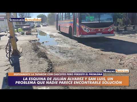 La esquina de Julián Álvarez y San Luis, un problema que nadie parece encontrarle solución