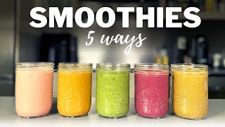 5 HEALTHY SMOOTHIES » My Easy Guide to Delicious, Nutritious Smoothies