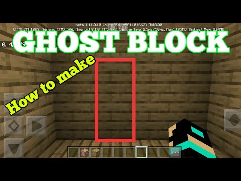[MCPE] How to make a GHOST BLOCKS