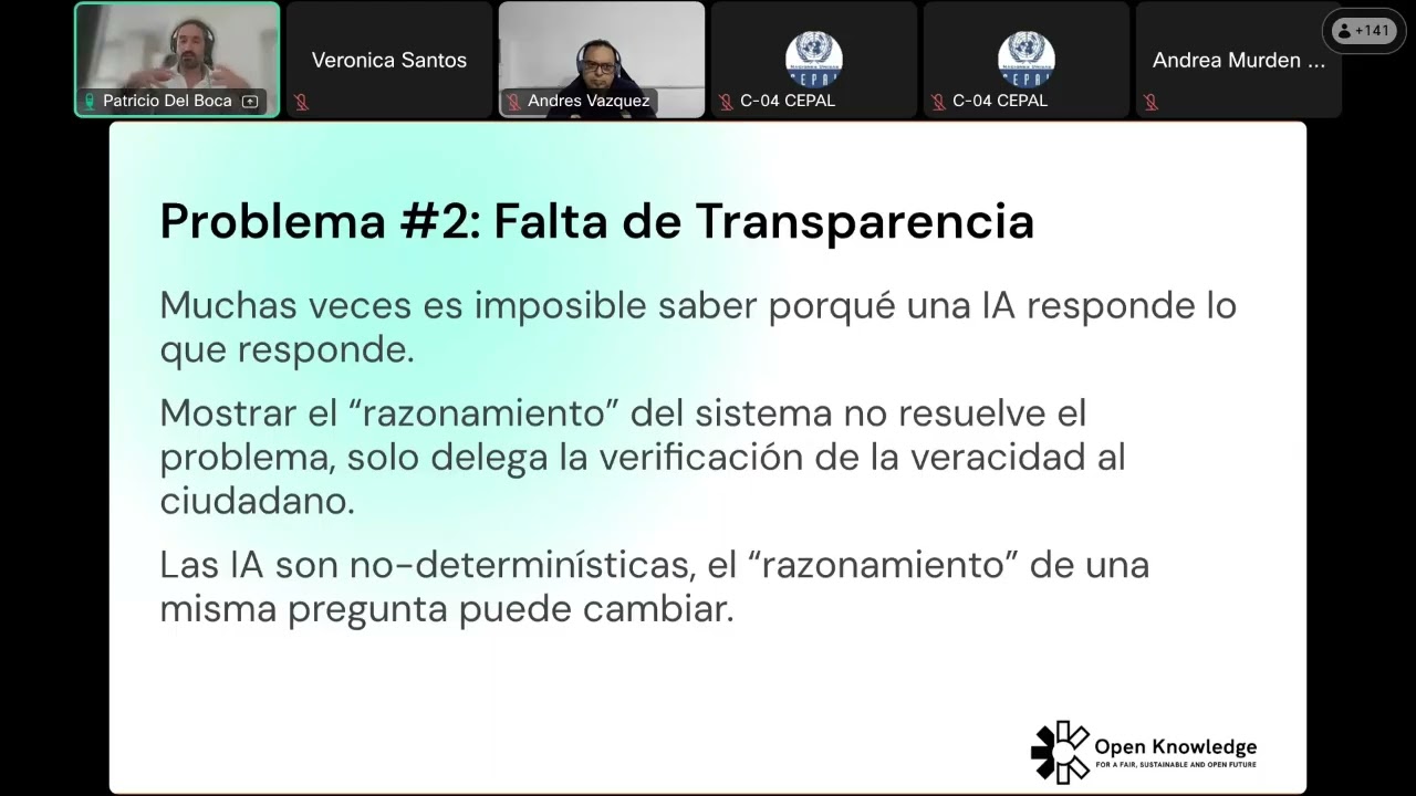 Webinario sobre IA trazable para datos públicos: un modelo abierto para América Latina