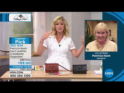 Patricia Nash Torri Leather Crossbody Organizer