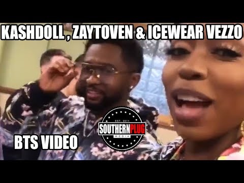 Kashdoll & Zaytoven At Icewear Vezzo Video shoot
