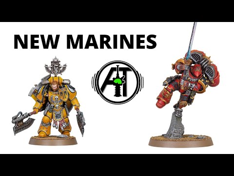 New Plastic Marine Minis - Blood Angels + Imperial Fists - Dominion Zephon + Fafnir Renn from Heresy