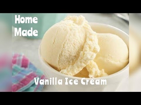 Homemade Vanilla Ice Cream from indrani's kitchen