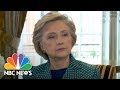 Hillary Clinton Compares Weinstein To President Trump NBC News