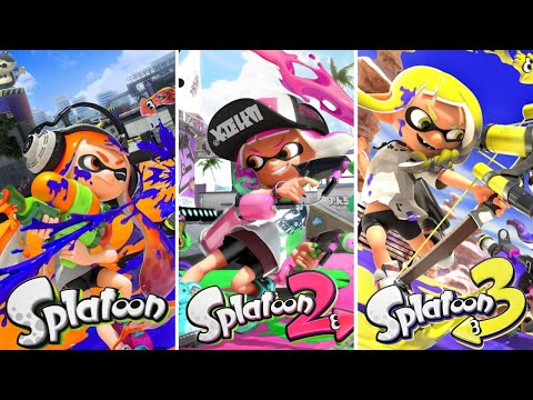 Splatoon Trilogy - FULL GAME Playthrough No Commentary (Splatoon 1, 2, 3) (Longplay)