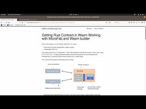 Tech Preview of Rust and Wasm Smart Contracts