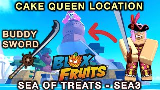 How to Find Cake Queen in Blox Fruits (2025) | Unlock Buddy Sword Fast!