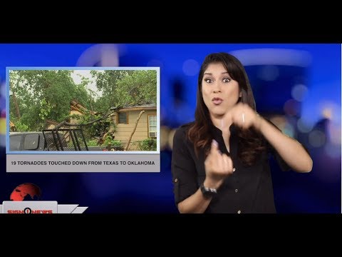 19 tornadoes touched down from Texas to Oklahoma (ASL - 5.21.19)