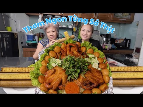 Xơi Mâm Gà Nướng Lu 3 Vị - Thơm Ngon Đến Từng Sớ Thịt