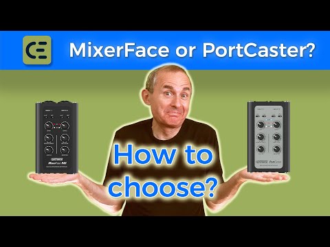 Audio Minute #14 - MixerFace or PortCaster - How to Choose?
