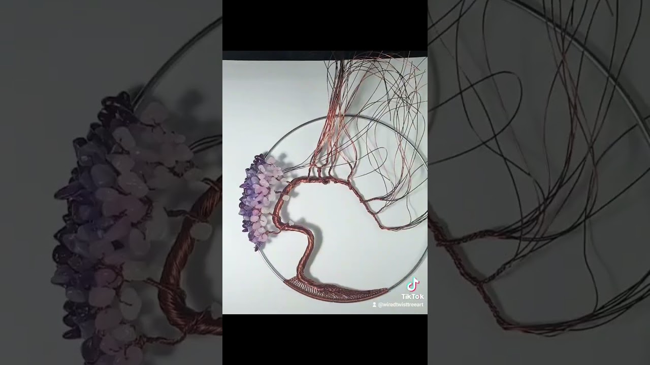 Gemstone Tree Of Life 18 hrs of work in 7s #craft #shorts