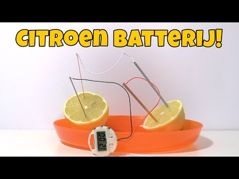 , title : 'Citroen Batterij! Ik maak een batterij van een citroen! 🤖💡😜'