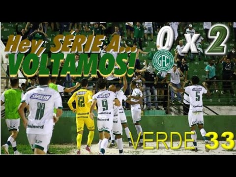 Guarani 0 x 2 GOIÁS: e o Verdão voltou para casa!