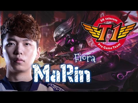 SKT T1 MaRin FIORA Top vs Renekton - Patch 5.21 KR | League of Legends