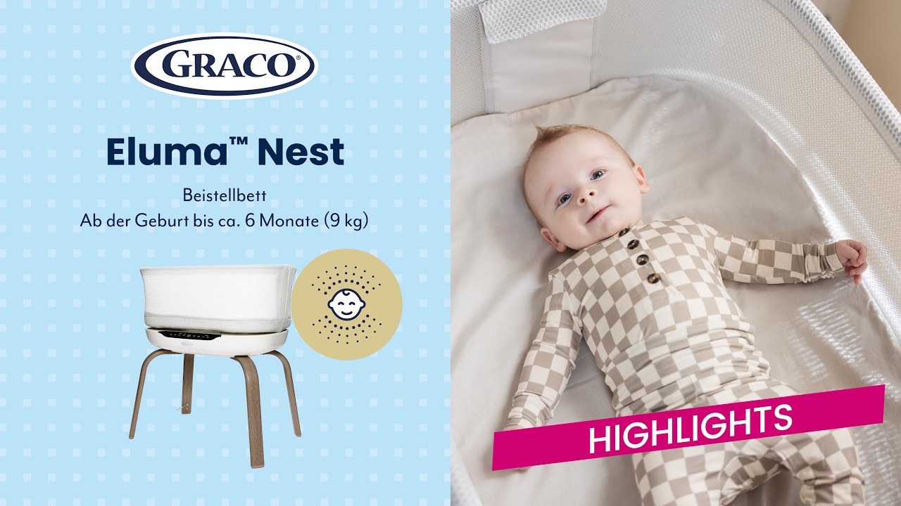 Graco Eluma Nest Cry Detection Technology