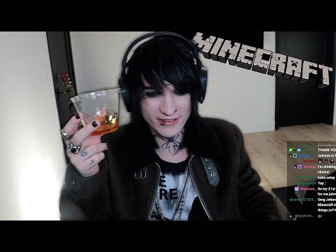 Johnnie Guilbert drinks every time he dies in Minecraft!