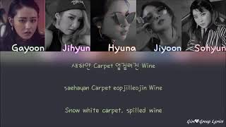 4MINUTE - CANVAS (HAN/ROM/ENG) [COLOR CODED]