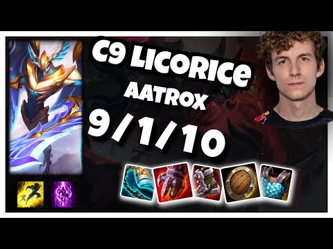 Aatrox vs Jayce C9 Licorice TOP (9/1/10) - v11.3