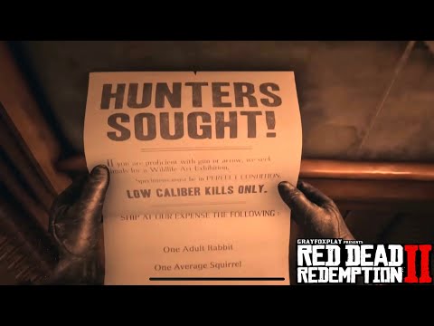 Hunter Requests, Lists 1-3 Red Dead Redemption 2