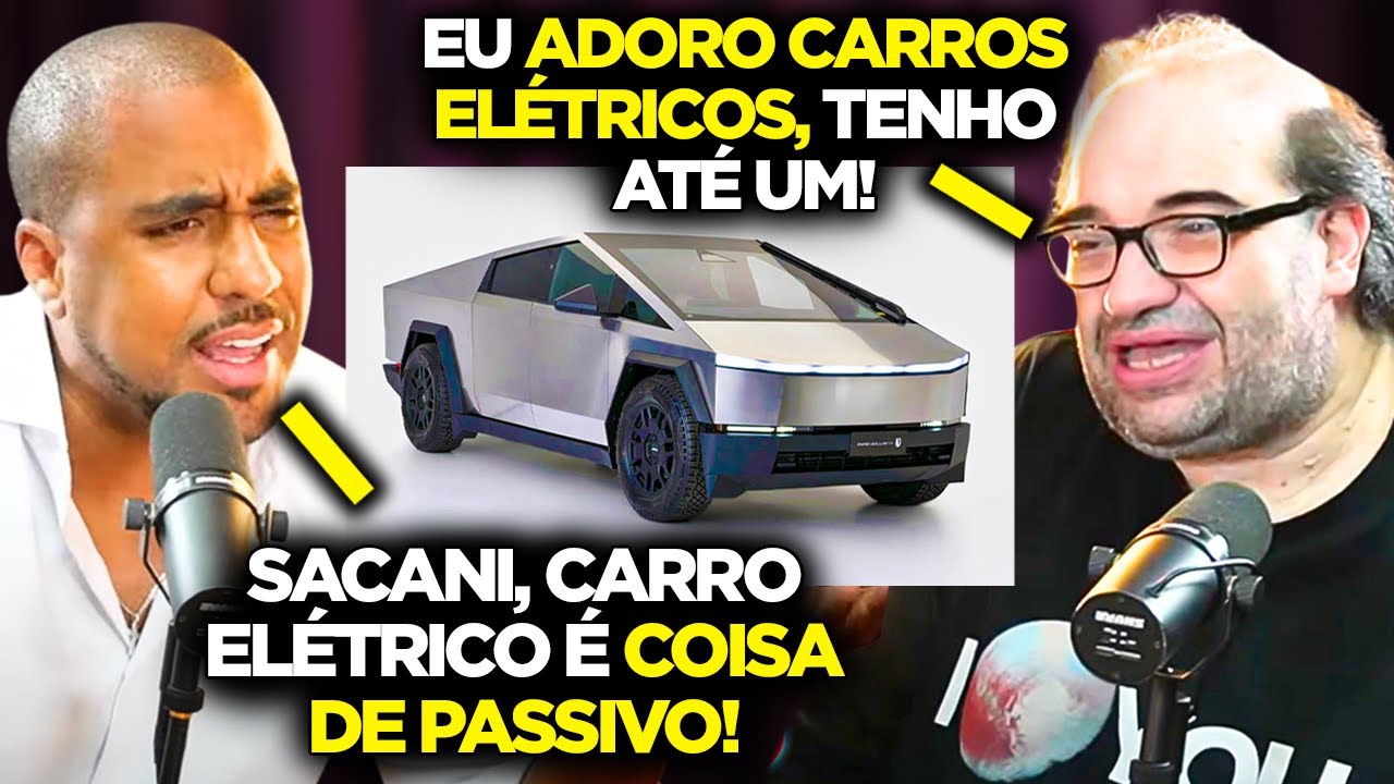 RAIAM E SACANI DEBATEM SOBRE O FUTURO DO CARRO ELÉTRICO!