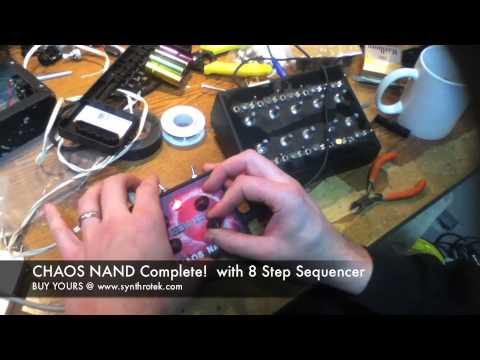 Synthrotek Chaos Nand Synth with 8 Step Analog Sequencer