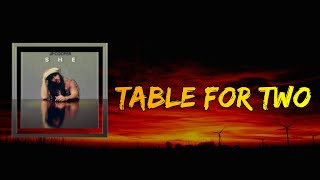 JP Cooper - Table For Two (Lyrics)