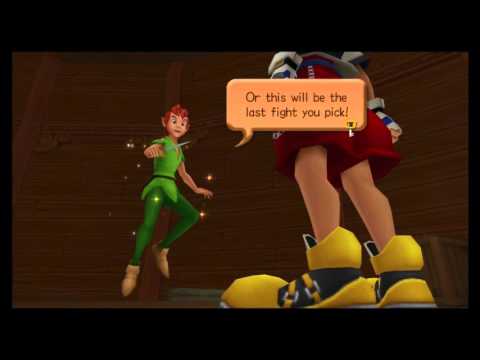 KINGDOM HEARTS 1 5 CHAIN OF MEMORIES PART 46   NEVERLAND CUTSCENES