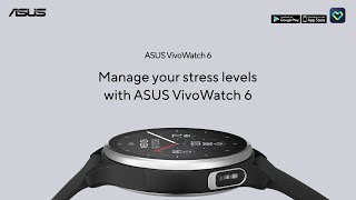 Asus Manage your stress levels with ASUS VivoWatch6