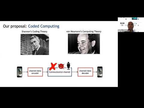 Research Seminar: "Coded Computing and Its Applications" by Prof. Salman Avestimehr