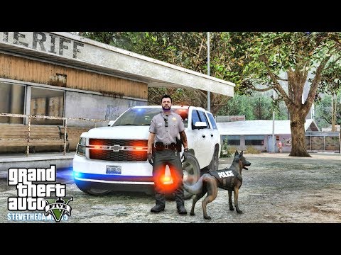 GTA 5 MODS LSPDFR 0.4.2 - EP 47 - K9 TAHOE PATROL!!! (GTA 5 REAL LIFE PC MOD)