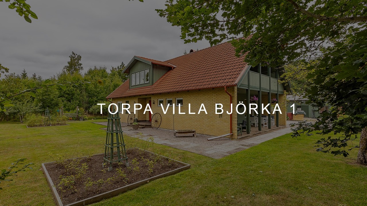 6 rum Villa på Torpa Villa björka 1 Växjö Växjö kommun - video
