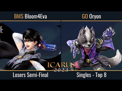 ICARUS 2023 - Oryon (Wolf) vs Bloom4Eva (Bayonetta) - Losers Semi-Finals