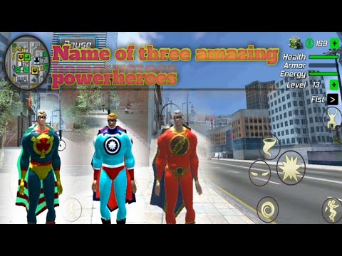 Amazing powerhero:New york gangster:Name of three amazing🤔 powerheroes👍(Android Gameplay)