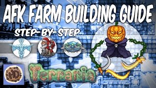 Terraria AFK Farms Step-by-Step Guide | Pumpkin Moon | Frost Moon (1.3 bosses events)