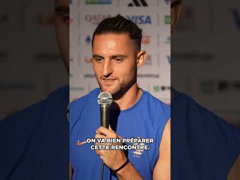 😅 Adrien Rabiot confiant (mais pas trop) avant la demi-finale France - Espagne !
