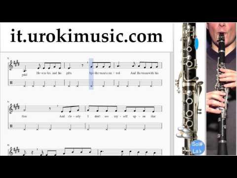 Corso di Clarinetto The Chainsmokers & Coldplay - Something Just Like This Tablature Tab Parte#2 um
