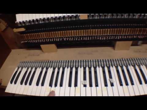 Converting the Wyvern Exeter Organ - part 13  Removing old Keyboard Wires