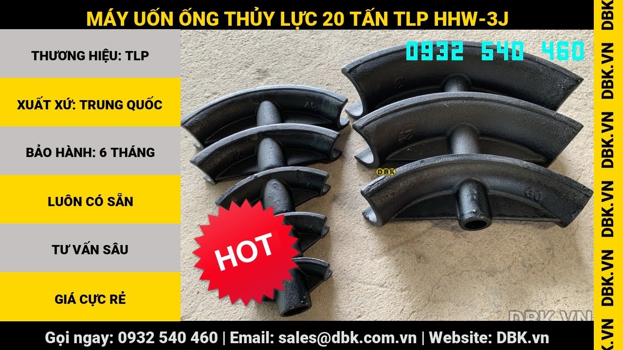 Video Máy uốn ống thủy lực 20 tấn TLP HHW-3J - Máy uốn ống thủy lực 20 tấn TLP HHW-3J