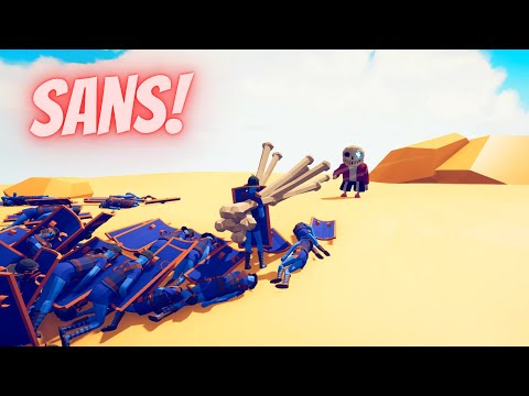 SANS vs EVERY FACTION ARMY - Totally Accurate Battle Simulator - TABS