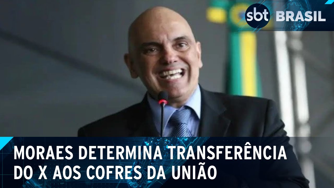Moraes determina transferência de R$ 18 milhões do X aos cofres da União | SBT Brasil (13/09/24)