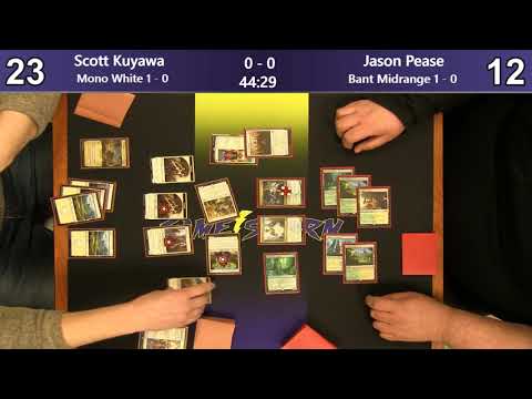 Scott Kuyawa (Mono White) vs Jason Pease (Bant Midrange) - Friday Night Standard 4/19/19