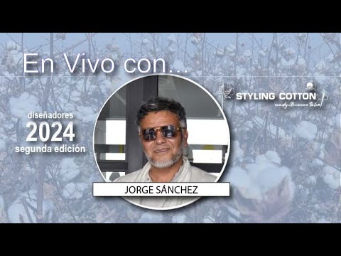 Jorge Sánchez diseñador en “Conociendo a los Diseñadores”