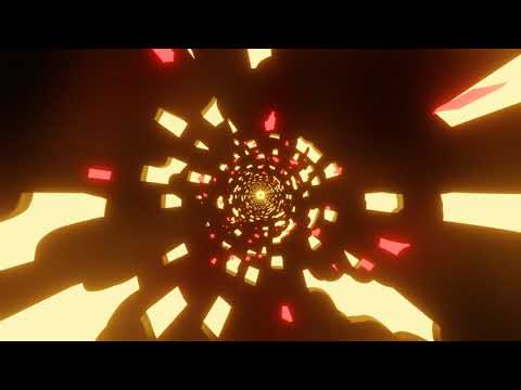 VJ LOOP NEON Red Yellow Tunnel Abstract Background Video Simple Lines Pattern 4k Screensaver