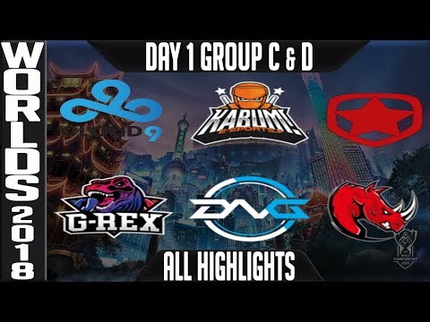Worlds 2018 Day 1 Highlights Play in Stage ALL GAMES
