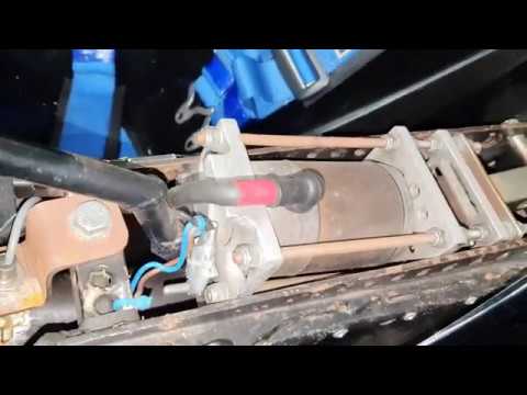 Bike engined car electric reverse motor setup.