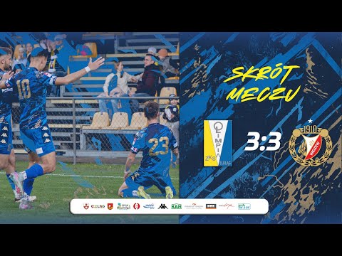 SKRÓT: Olimpia Elbląg 3:3 Widzew II Łódź | 13. Kolejka | 2025/26