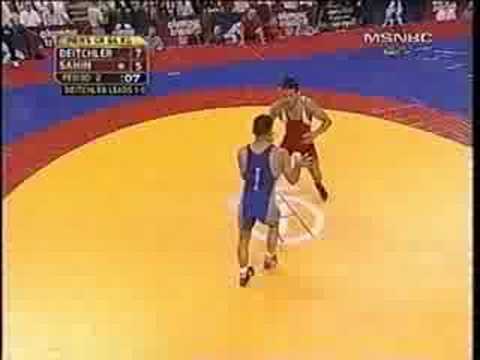 Jake Deitchler vs Faruk Sahin Rd2 Finals 2008 Olympic Trials