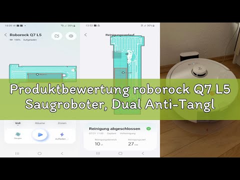Produktbewertung roborock Q7 L5 Saugroboter, Dual Anti-Tangle System, 8.000 Pa HyperForce Saugkraft,